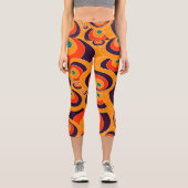 Abstrakte Farbkombinationen Capri Leggings - Moder (Vorderseite)
