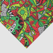 Abstrakte Farbkomposition des psychedelischen Stam Seidenpapier (Ausschnitt)