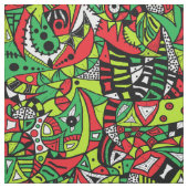 Abstrakte Farbkomposition des psychedelischen Stam Stoff (Muster)