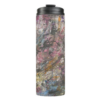 Abstrakte Farbkonfetti auch" Thermal Tumbler Thermosbecher