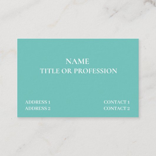 Abstrakte Farbkreise Visitenkarte (Rückseite)