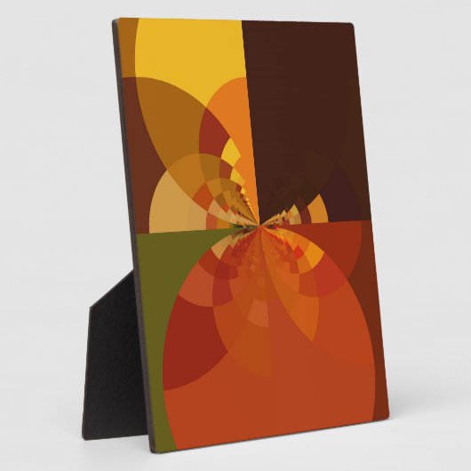 Abstrakte Farbkunst - Design Fotoplatte (Seite)