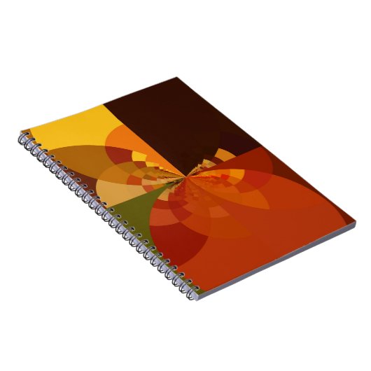 Abstrakte Farbkunst - Design Notizblock (Rechte Seite)