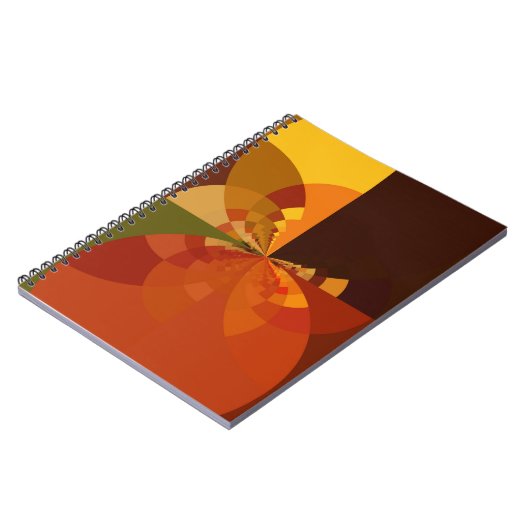 Abstrakte Farbkunst - Design Notizblock (Linke Seite)