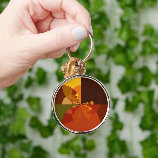 Abstrakte Farbkunst - Design Schlüsselanhänger (Hand)