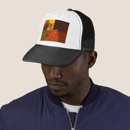 Abstrakte Farbkunst - Design Truckerkappe (Beispiel)