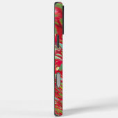 Abstrakte Farbkunst in Rot und Grün Case-Mate iPhone Hülle (Rückseite / Rechts)