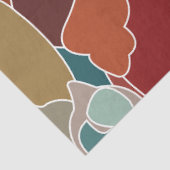 Abstrakte Farbkunst Künstlerisch Seidenpapier (Ausschnitt)