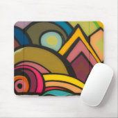 Abstrakte Farbkunst Mousepad (Mit Mouse)