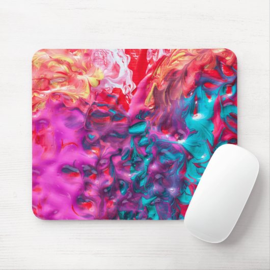 abstrakte Farbkunst Mousepad (Mit Mouse)