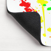 Abstrakte Farbkunst Paint splash Mousepad (Ecke)