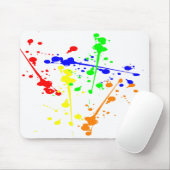 Abstrakte Farbkunst Paint splash Mousepad (Mit Mouse)