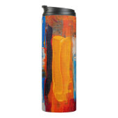 Abstrakte Farblackierung Thermosbecher (Nach rechts gedreht)