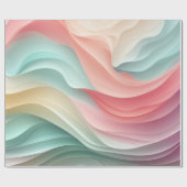 abstrakte Farblinie Geschenkpapier (Flach)