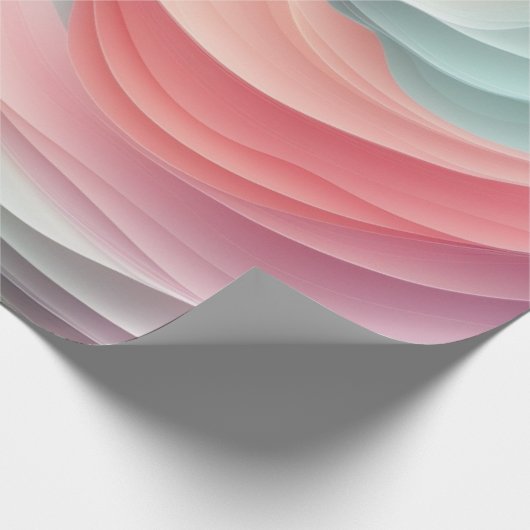 abstrakte Farblinie Geschenkpapier (Ecke)