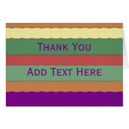 Abstrakte Farblinien, Text bearbeiten (Vorderseite (Horizontal))