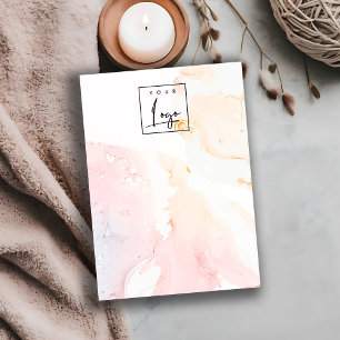 Abstrakte Farblogos - Blankoschmuck Visitenkarte