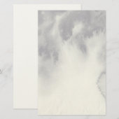 Abstrakte Farbmalerei auf Grunge Papier Textur. (Vorne/Hinten)