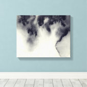 Abstrakte Farbmalerei auf Grunge Papier Textur. Leinwanddruck (Insitu (Holzboden))