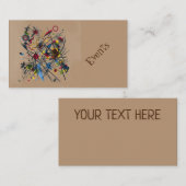 Abstrakte Farbmusik Visitenkarte (Vorne/Hinten)