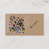 Abstrakte Farbmusik Visitenkarte (Vorderseite)