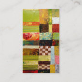 Abstrakte Farbmuster-Geschäfts-Karte Visitenkarte (Rückseite)