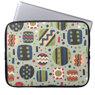 abstrakte Farbmuster Textilien, Inneneinrichtung Laptopschutzhülle