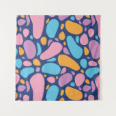 Abstrakte Farbmuster Wandteppich (Vorderseite)