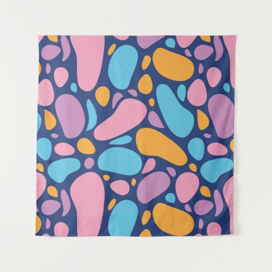 Abstrakte Farbmuster Wandteppich (Vorderseite)