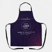 Abstrakte Farbname und Logosalon Schürze (Vorderseite)