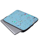 Abstrakte Farbpalette Laptopschutzhülle (Vorne Knopf)