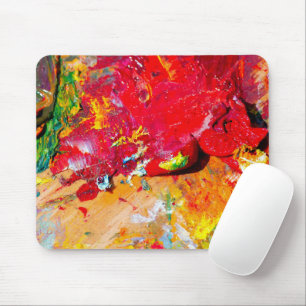 Abstrakte Farbpalette Mousepad