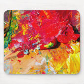 Abstrakte Farbpalette Mousepad (Vorne)
