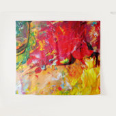 Abstrakte Farbpalette Wandteppich (Vorderseite (Horizontal))