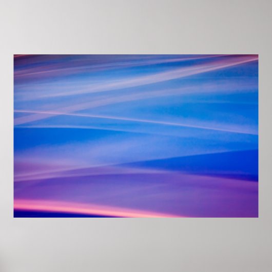 Abstrakte  Farbpfade Poster (Vorne)