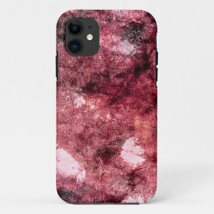 Abstrakte Farbpinsel aus rotem Schwarz Case-Mate iPhone Hülle
