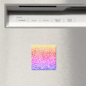 Abstrakte Farbpunkte Magnet (In Situ (Geschirrspüler))