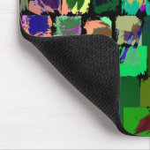 Abstrakte Farbquadrate Mousepad (Ecke)
