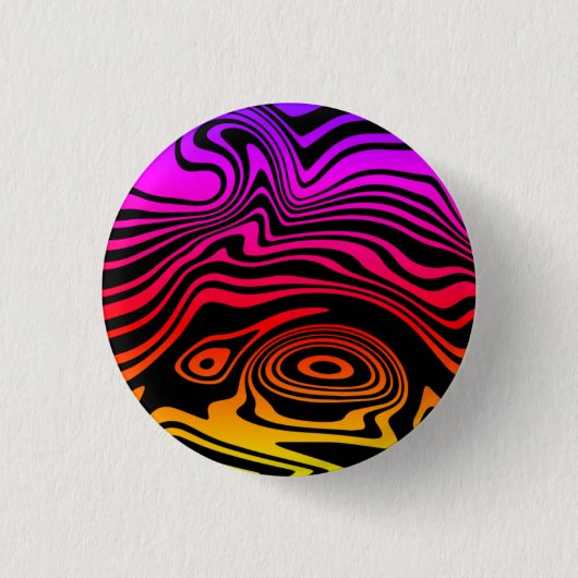 Abstrakte Farbrauscharbe Button (Vorderseite)