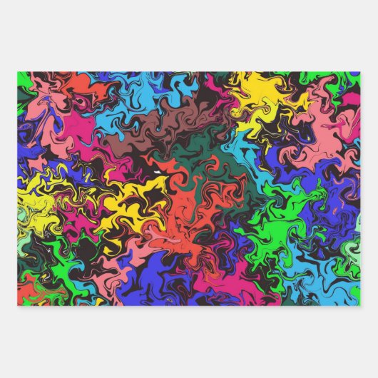 Abstrakte Farbschärfe / Filter / Geschenkpapier Set (Vorderseite)