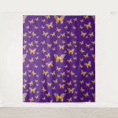 ABSTRAKTE FARBSCHÜTTERFLIESSEN WANDTEPPICH (Vorderseite)