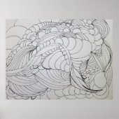 Abstrakte Farbseite Poster (Vorne)