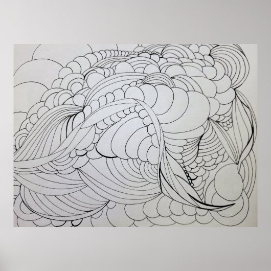 Abstrakte Farbseite Poster (Vorne)