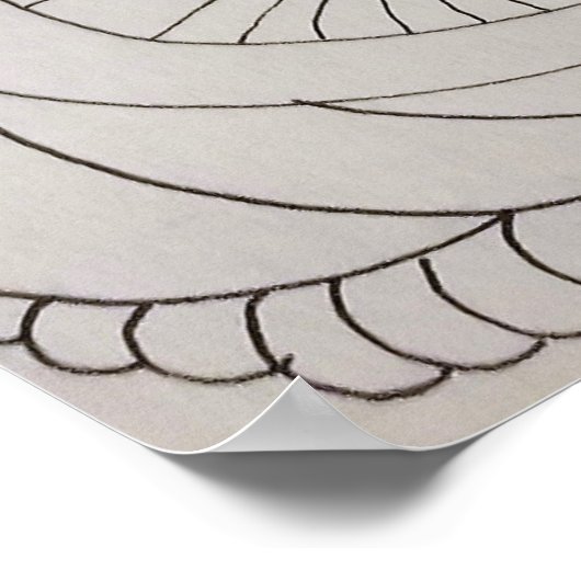 Abstrakte Farbseite Poster (Ecke)