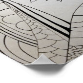 Abstrakte Farbseite Poster (Ecke)