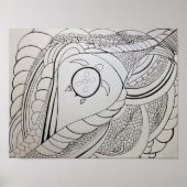 Abstrakte Farbseite Poster (Vorne)