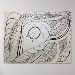 Abstrakte Farbseite Poster