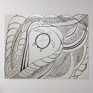 Abstrakte Farbseite Poster