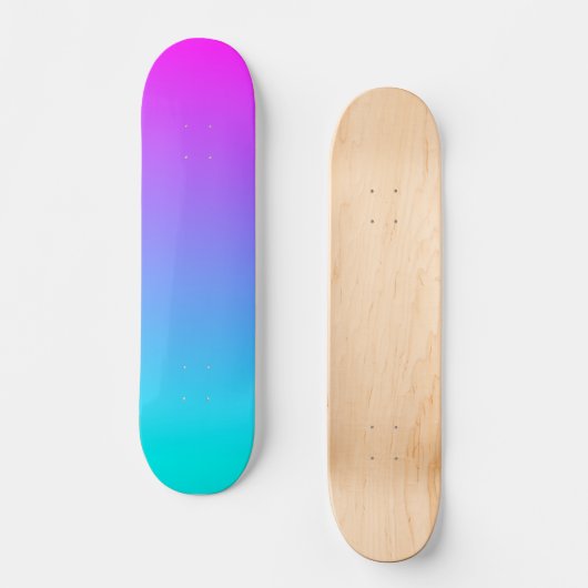 Abstrakte Farbskateboard Skateboard (Vorderseite)