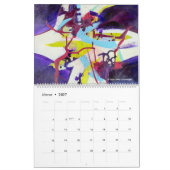Abstrakte Farbspiele - Kunstkalender 2024 Kalender (Jan 2027)
